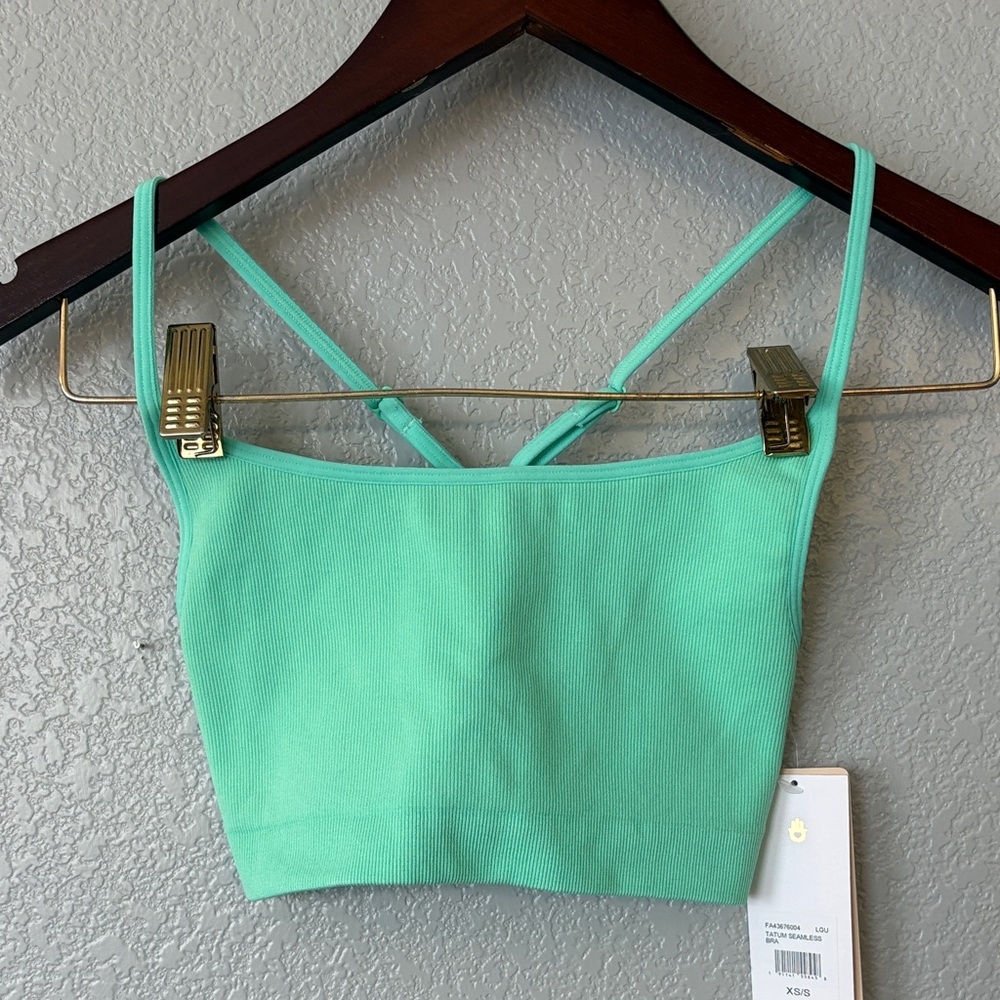 Spiritual Gangster Mint Green Bra